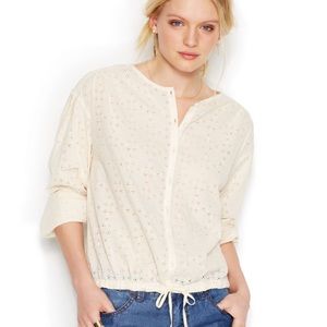 Free People Stars Align Eyelet Top Medium